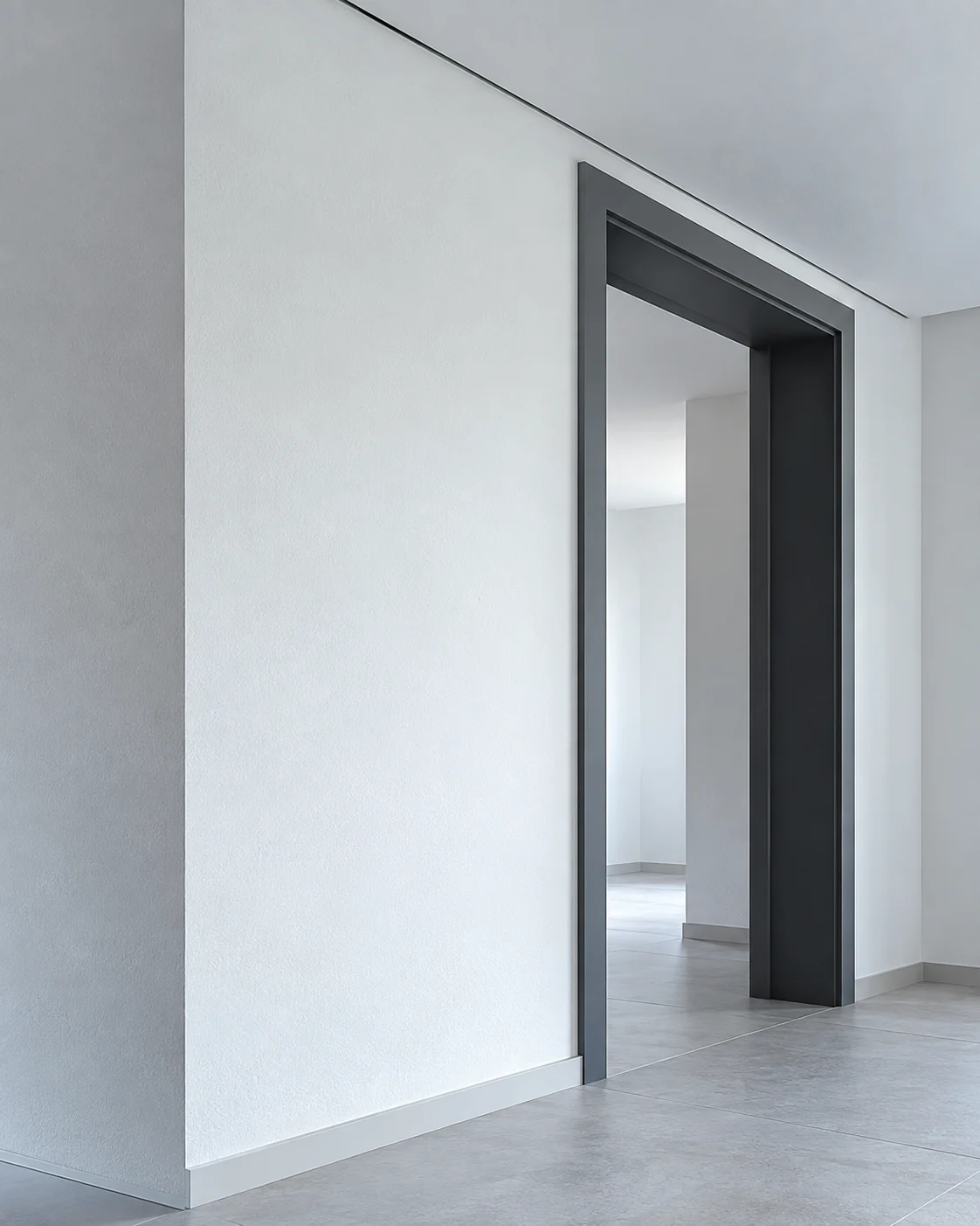 Vidaus apdailos darbų detalės iliustracija